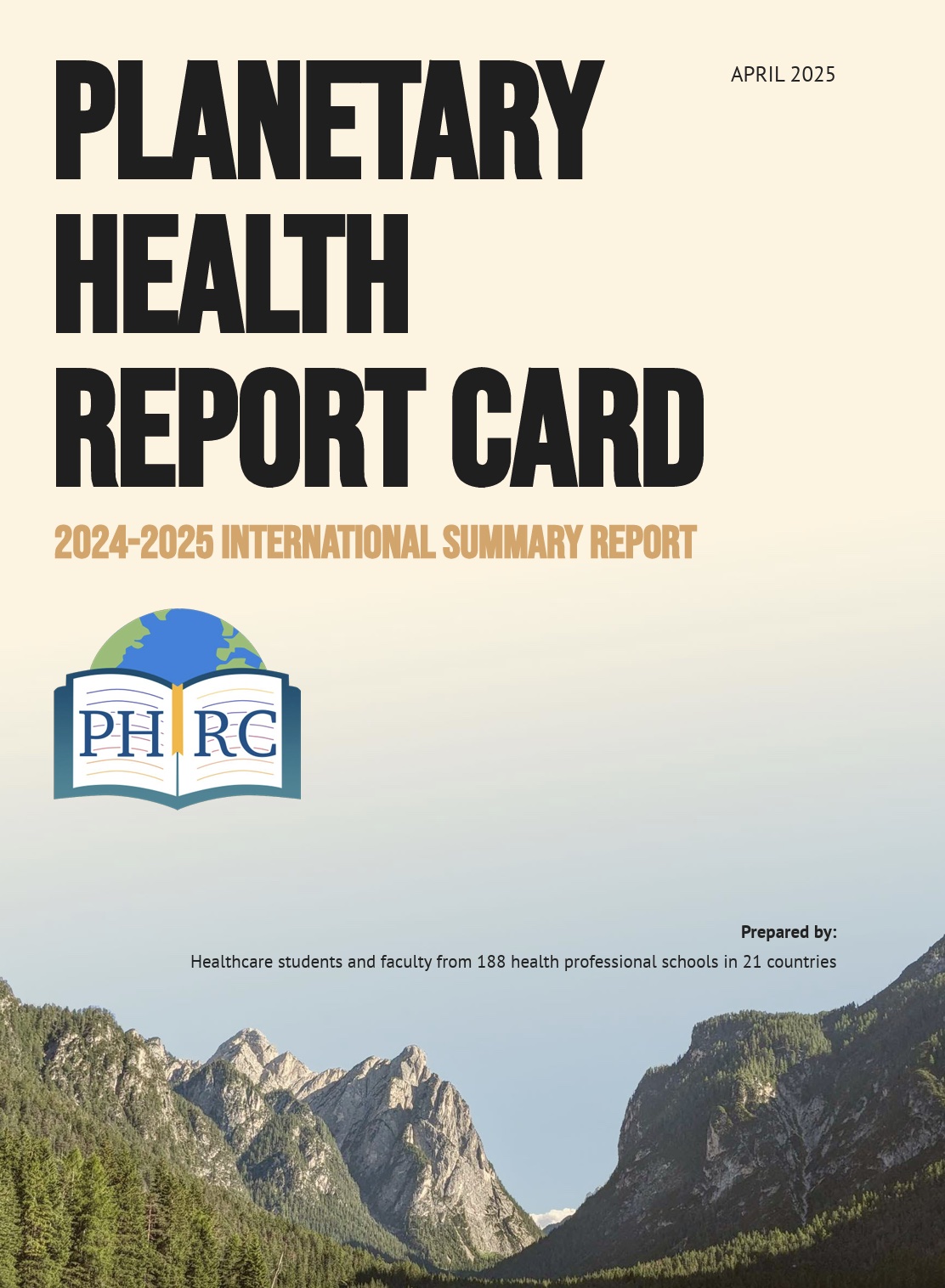 Planetary Health Report Card – Medical Students for a Sustainable